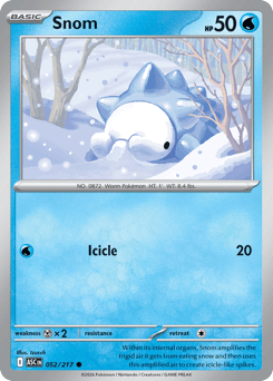Snom #52 Snom - Ascended Heroes - #52 - Pokemon TCG card