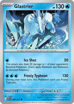 Glastrier #54 Glastrier - Ascended Heroes - #54 - Pokemon TCG card