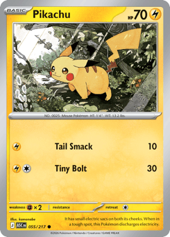Pikachu #55 Pikachu - Ascended Heroes - #55 - Pokemon TCG card
