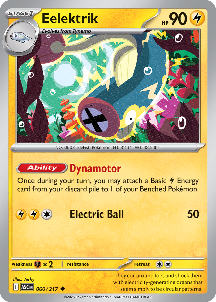 Eelektrik - Ascended Heroes - #60 - Pokemon TCG card