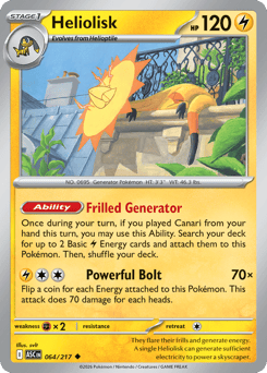Heliolisk - Ascended Heroes - #64 - Pokemon TCG card