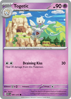Togetic #81 Togetic - Ascended Heroes - #81 - Pokemon TCG card