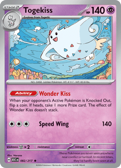 Togekiss - Ascended Heroes - #82 - Pokemon TCG card