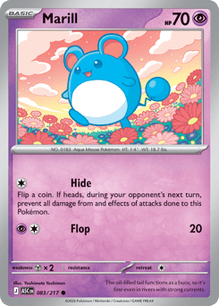 Marill #83 Marill - Ascended Heroes - #83 - Pokemon TCG card