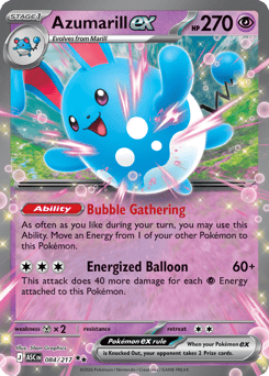Azumarill ex - Ascended Heroes - #84 - Pokemon TCG card