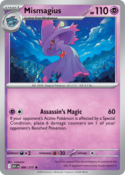Mismagius - Ascended Heroes - #86 - Pokemon TCG card