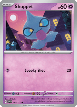 Shuppet - Ascended Heroes - #90 - Pokemon TCG card