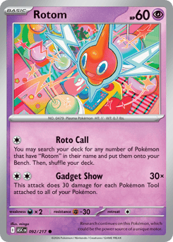 Rotom #92 Rotom - Ascended Heroes - #92 - Pokemon TCG card