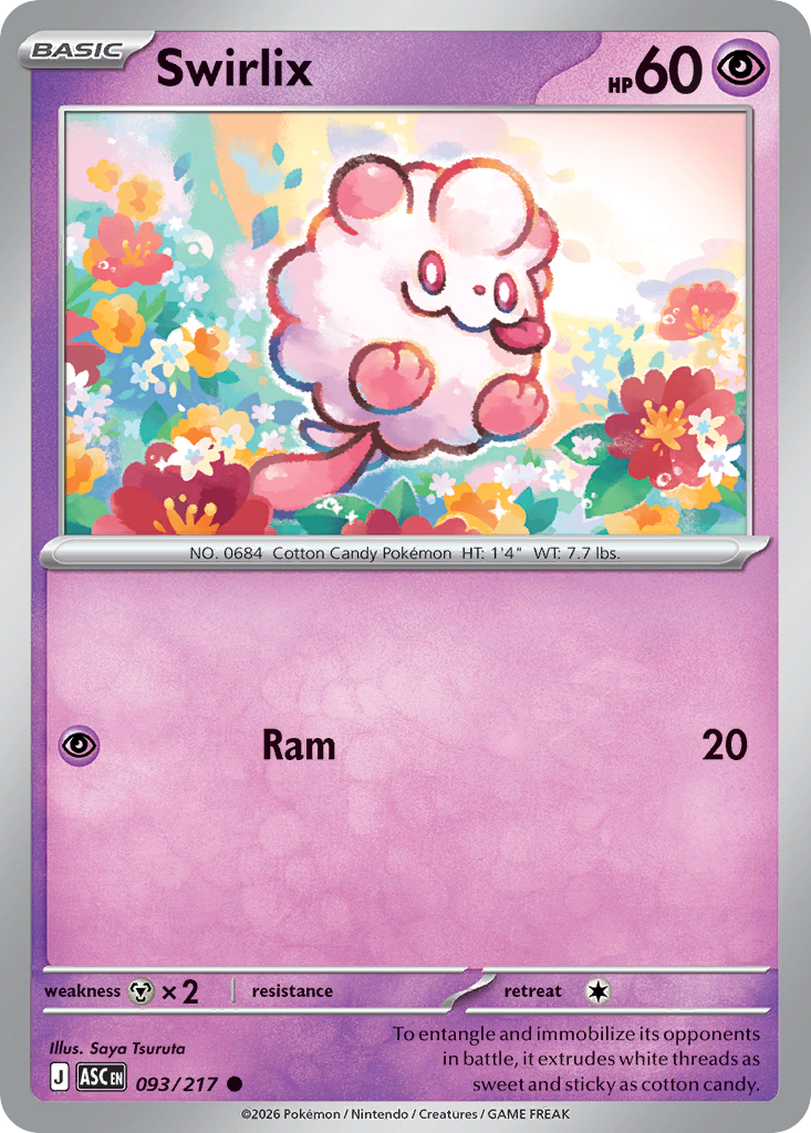 Swirlix - Ascended Heroes - #93 - Pokemon TCG card