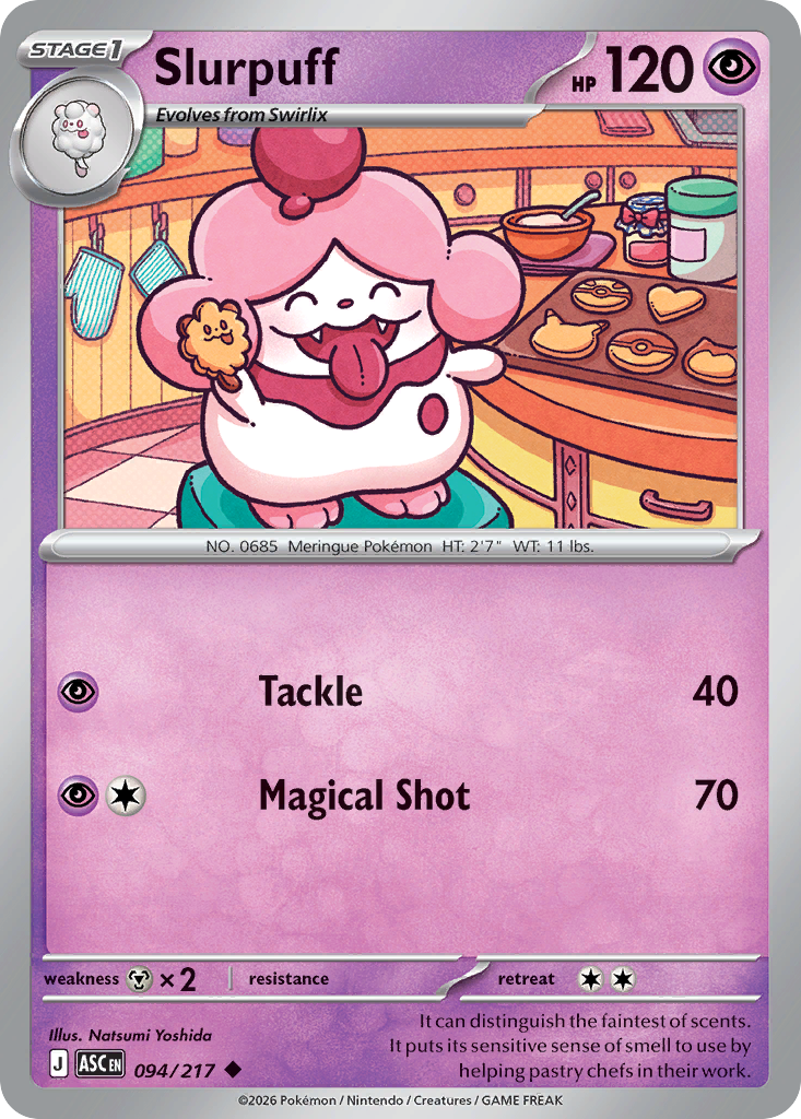 Slurpuff - Ascended Heroes - #94 - Pokemon TCG card