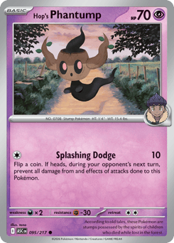 Hop's Phantump - Ascended Heroes - #95 - Pokemon TCG card
