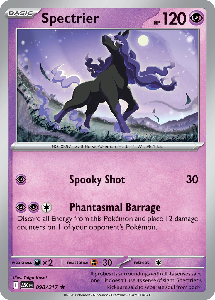 Spectrier - Ascended Heroes - #98 - Pokemon TCG card
