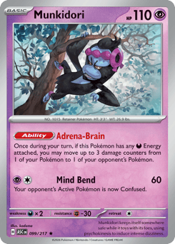 Munkidori #99 Munkidori - Ascended Heroes - #99 - Pokemon TCG card