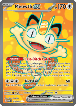 Meowth ex #107 Meowth ex - Perfect Order - #107 - Pokemon TCG card