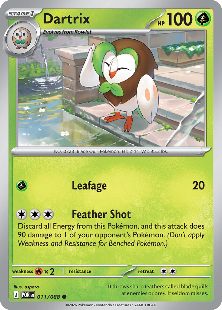 Dartrix - Perfect Order - #11 - Pokemon TCG card
