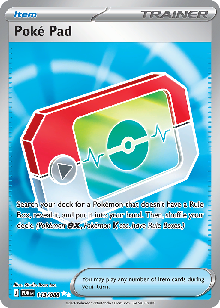Poké Pad - Perfect Order - #113 - Pokemon TCG card