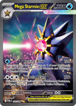 Mega Starmie ex - Perfect Order - #118 - Pokemon TCG card