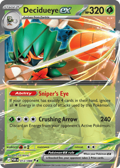 Decidueye ex - Perfect Order - #12 - Pokemon TCG card