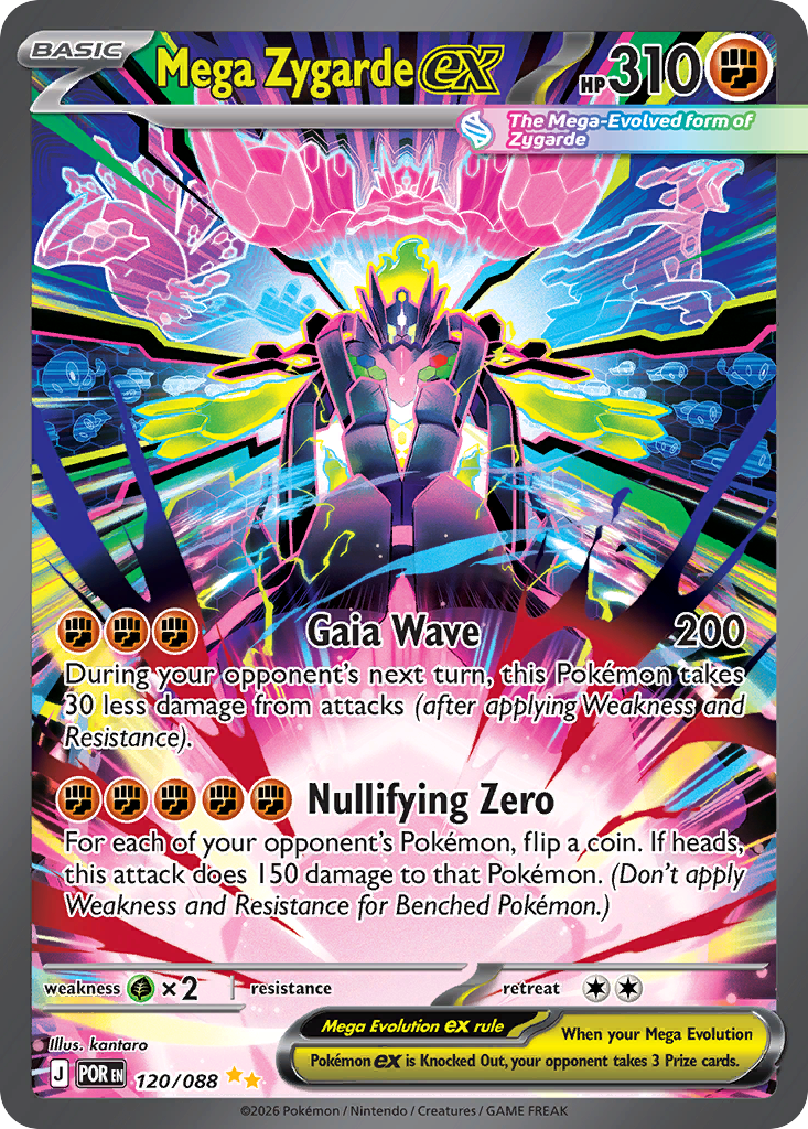 Mega Zygarde ex - Perfect Order - #120 - Pokemon TCG card