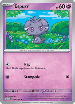 Espurr #33 Espurr - Perfect Order - #33 - Pokemon TCG card