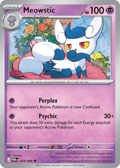 Meowstic #34 Meowstic - Perfect Order - #34 - Pokemon TCG card