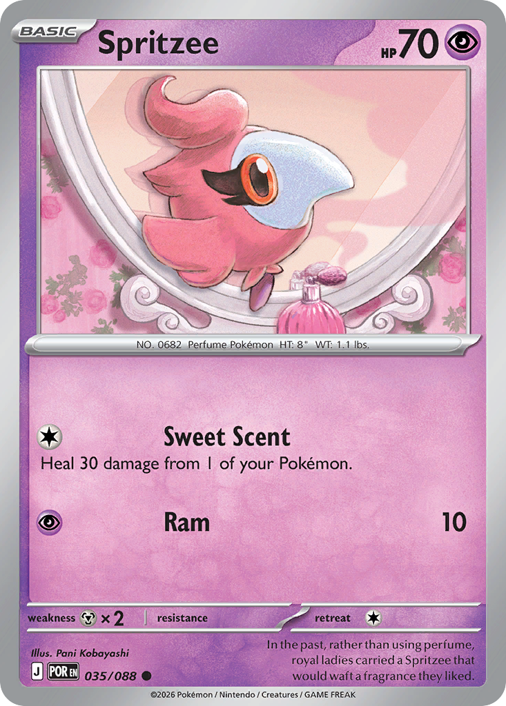 Spritzee - Perfect Order - #35 - Pokemon TCG card