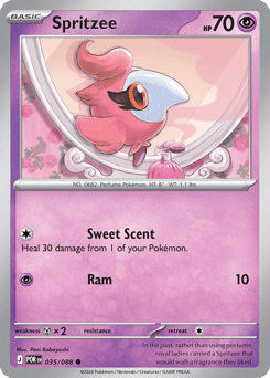 Spritzee #35 Spritzee - Perfect Order - #35 - Pokemon TCG card