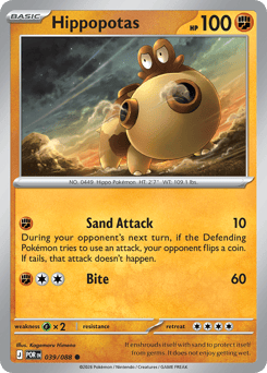 Hippopotas - Perfect Order - #39 - Pokemon TCG card