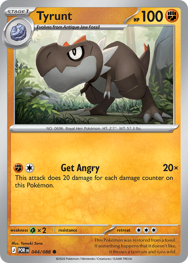 Tyrunt - Perfect Order - #44 - Pokemon TCG card