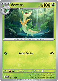 Servine #5 Servine - Perfect Order - #5 - Pokemon TCG card