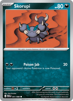 Skorupi #51 Skorupi - Perfect Order - #51 - Pokemon TCG card