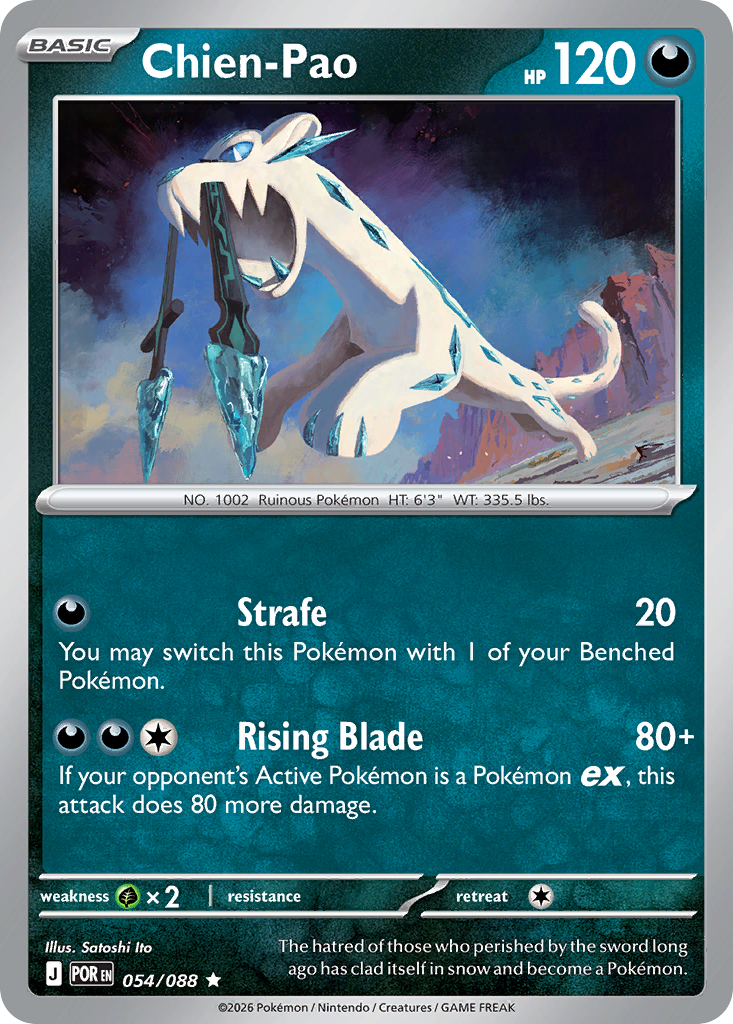 Chien-Pao - Perfect Order - #54 - Pokemon TCG card