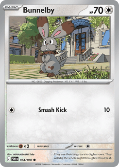 Bunnelby #64 Bunnelby - Perfect Order - #64 - Pokemon TCG card