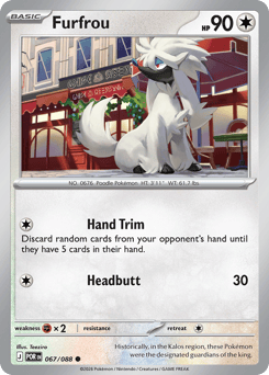 Furfrou - Perfect Order - #67 - Pokemon TCG card
