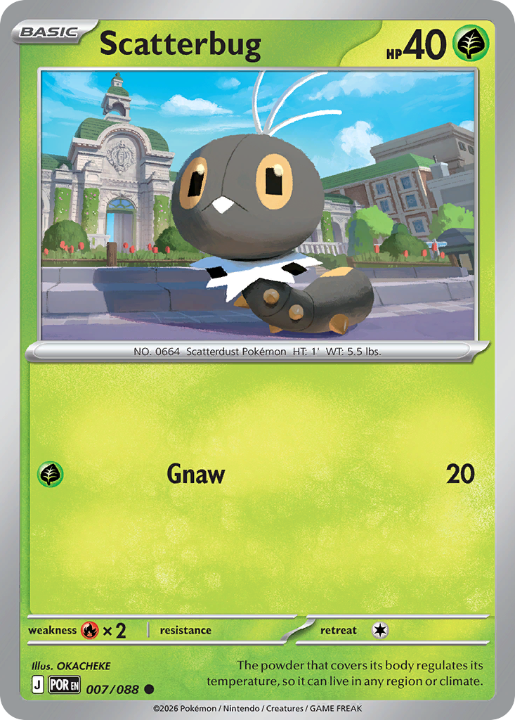 Scatterbug - Perfect Order - #7 - Pokemon TCG card