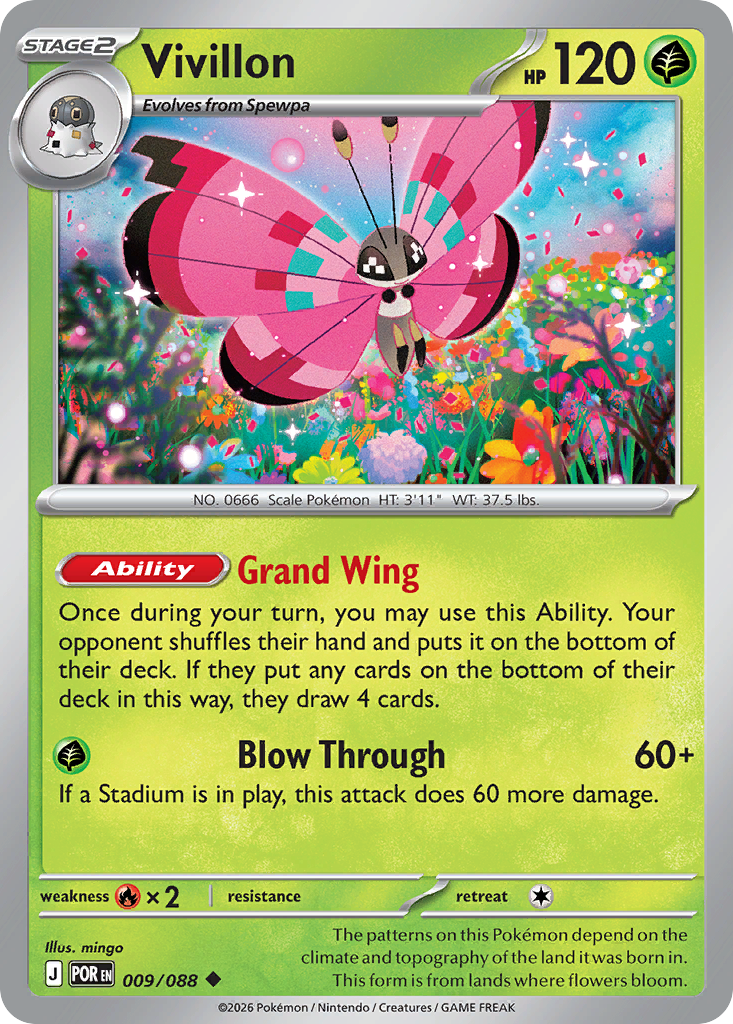 Vivillon - Perfect Order - #9 - Pokemon TCG card