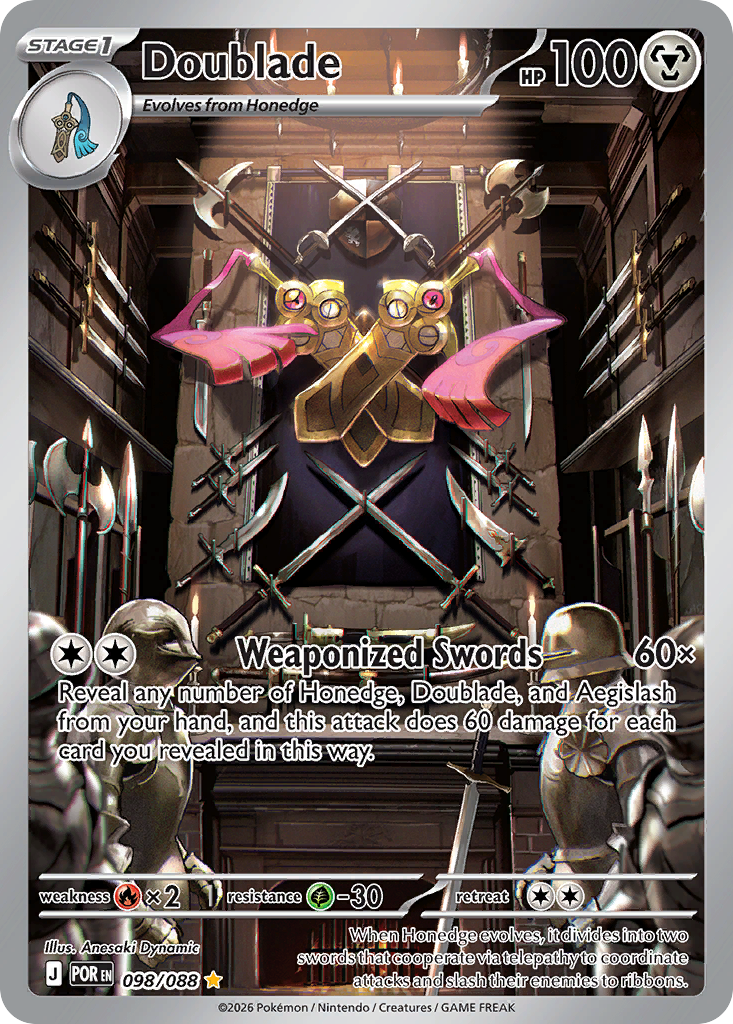 Doublade - Perfect Order - #98 - Pokemon TCG card