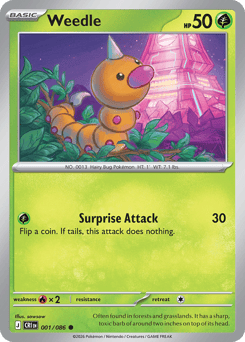 Weedle - Chaos Rising - #1 - Pokemon TCG card