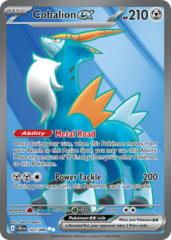 Cobalion ex #103 Cobalion ex - Chaos Rising - #103 - Pokemon TCG card