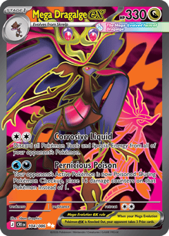 Mega Dragalge ex - Chaos Rising - #104 - Pokemon TCG card