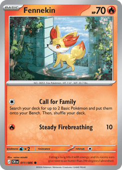 Fennekin - Chaos Rising - #11 - Pokemon TCG card