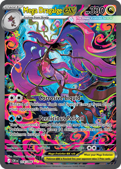 Mega Dragalge ex - Chaos Rising - #118 - Pokemon TCG card
