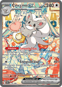 Cinccino ex - Chaos Rising - #119 - Pokemon TCG card