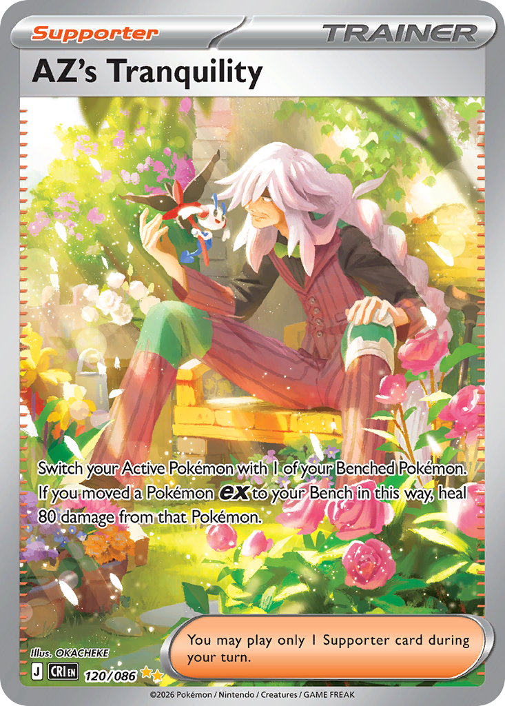 AZ's Tranquility - Chaos Rising - #120 - Pokemon TCG card