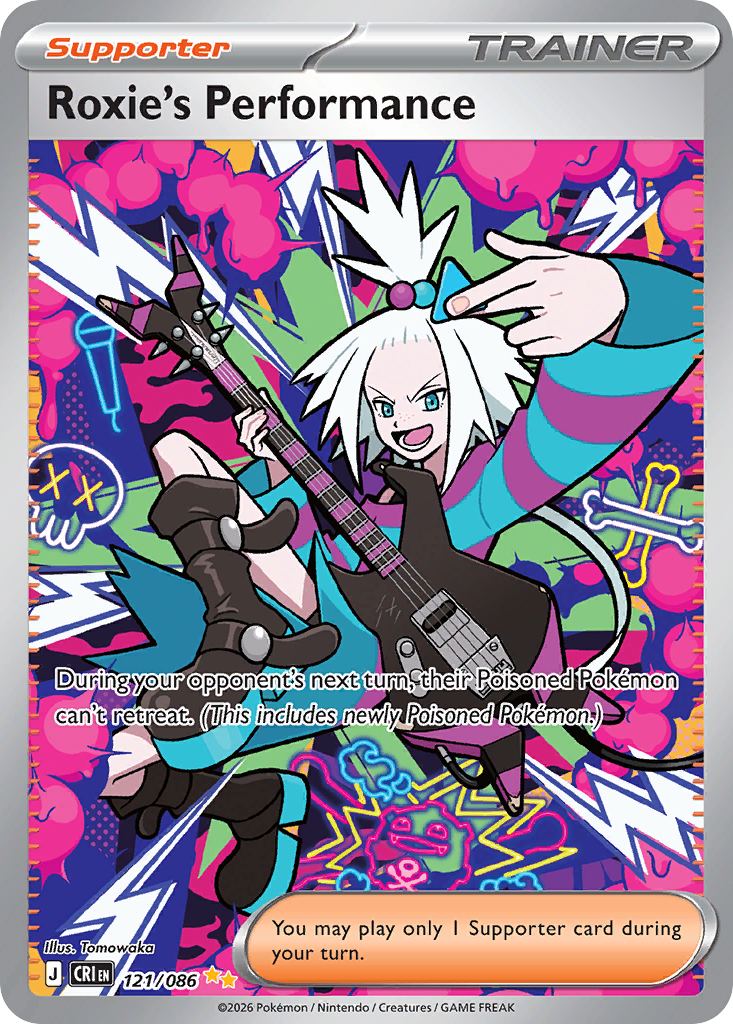 Roxie's Performance - Chaos Rising - #121 - Pokemon TCG card