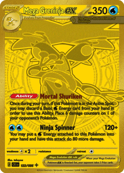 Mega Greninja ex #122 Mega Greninja ex - Chaos Rising - #122 - Pokemon TCG card