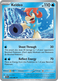 Keldeo #19 Keldeo - Chaos Rising - #19 - Pokemon TCG card