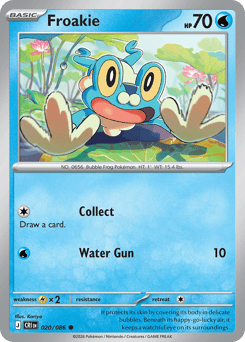 Froakie #20 Froakie - Chaos Rising - #20 - Pokemon TCG card