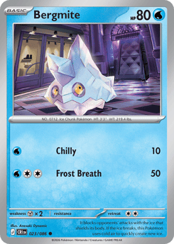Bergmite - Chaos Rising - #23 - Pokemon TCG card