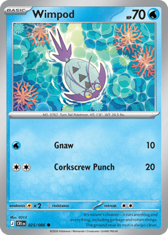 Wimpod - Chaos Rising - #25 - Pokemon TCG card